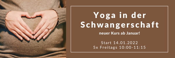 Werbung für Yoga in der Schwangerschaft - Bad Reichenhall